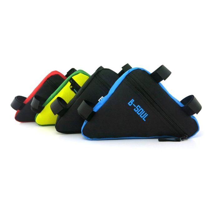 B-SOUL Waterproof Triangle  Y Ling Bi Y Le Bike Bags Front Tube Frame Bag-black