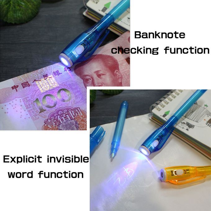 2 In 1 Multifunction Pen LED UV Money Detector Pen