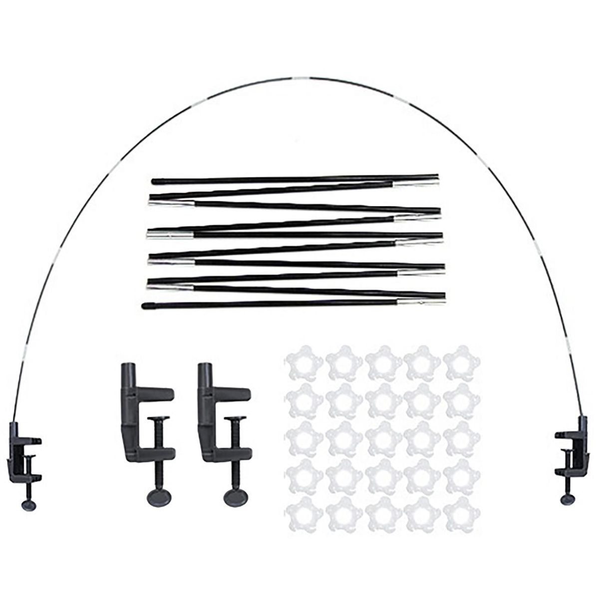 Easy Assembly Balloon Arch Party Perfection Balloon Arch for Birthdays Black