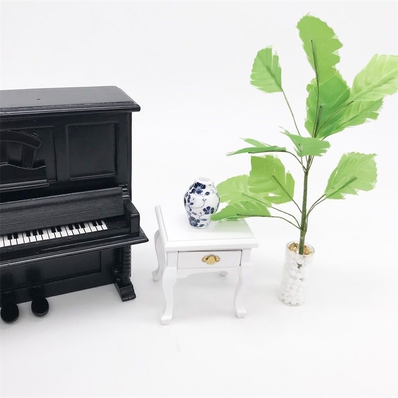 1:12 Mini Doll House Decoration Coffee Table Bedside Table