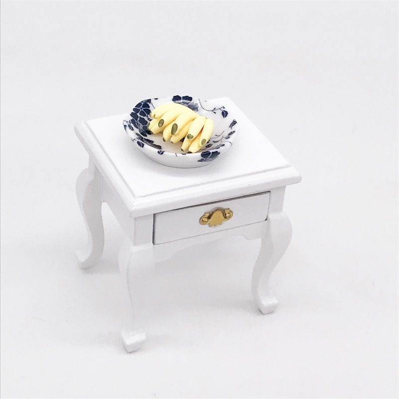 1:12 Mini Doll House Decoration Coffee Table Bedside Table
