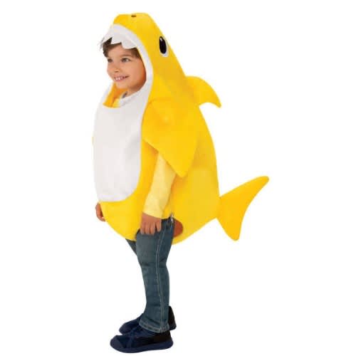 Baby shark Doodoo Dress Up Character Animal Costume - Yellow