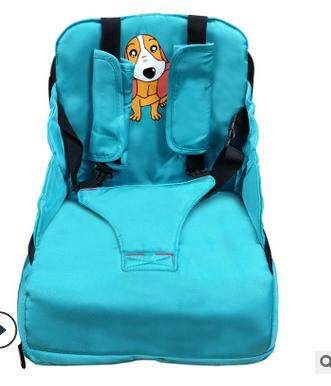Children Portable Booster Seats Baby Feeding High Chair Stool Infant Feeding Blue