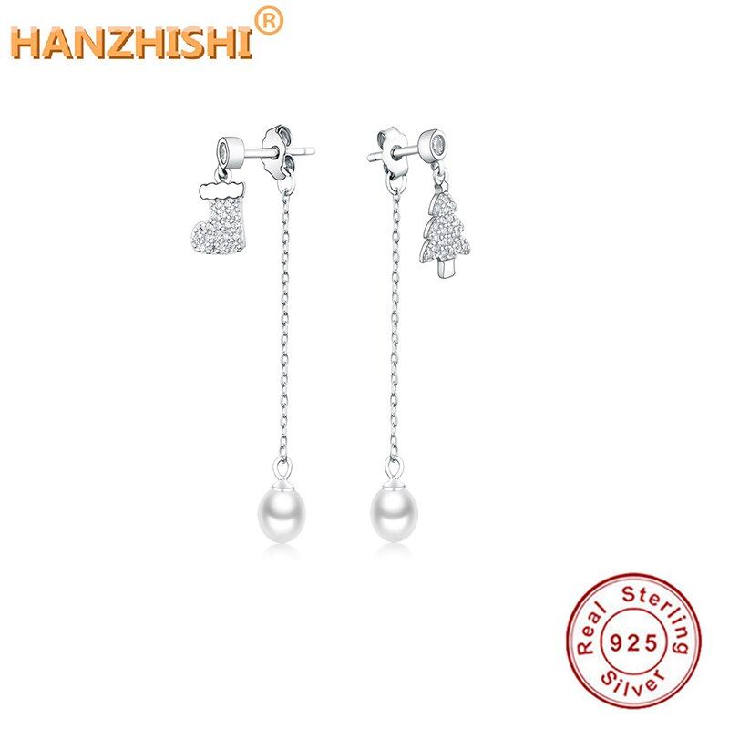 New 925 Sterling Silver Asymmetric Christmas Tree Boots
