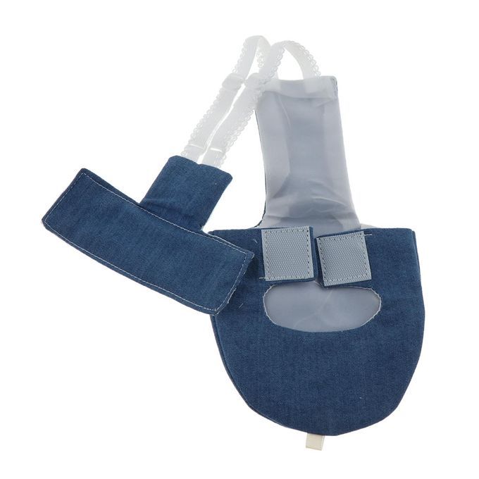 Washable Bird Flight Suit Diapers For Macaw, Congo African Denim XL