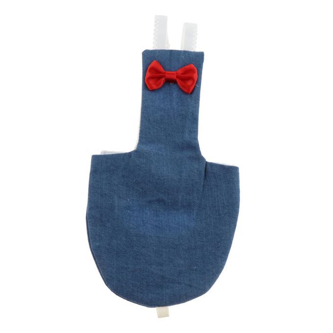 Washable Bird Flight Suit Diapers For Macaw, Congo African Denim XL