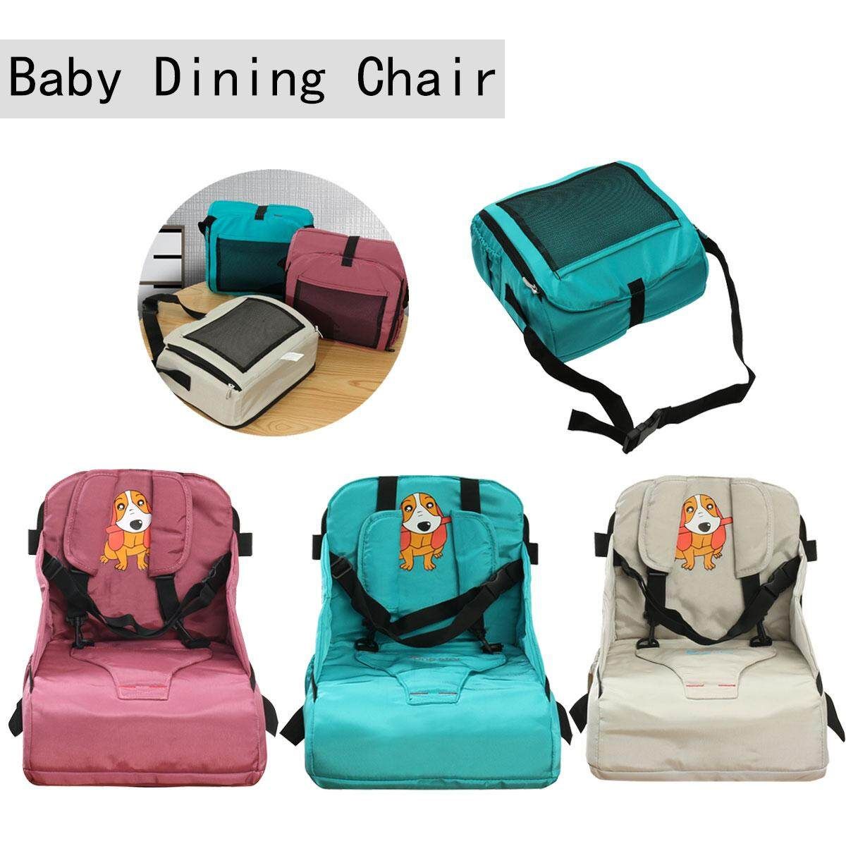 Children Portable Booster Seats Baby Feeding High Chair Stool Infant Feeding Pink