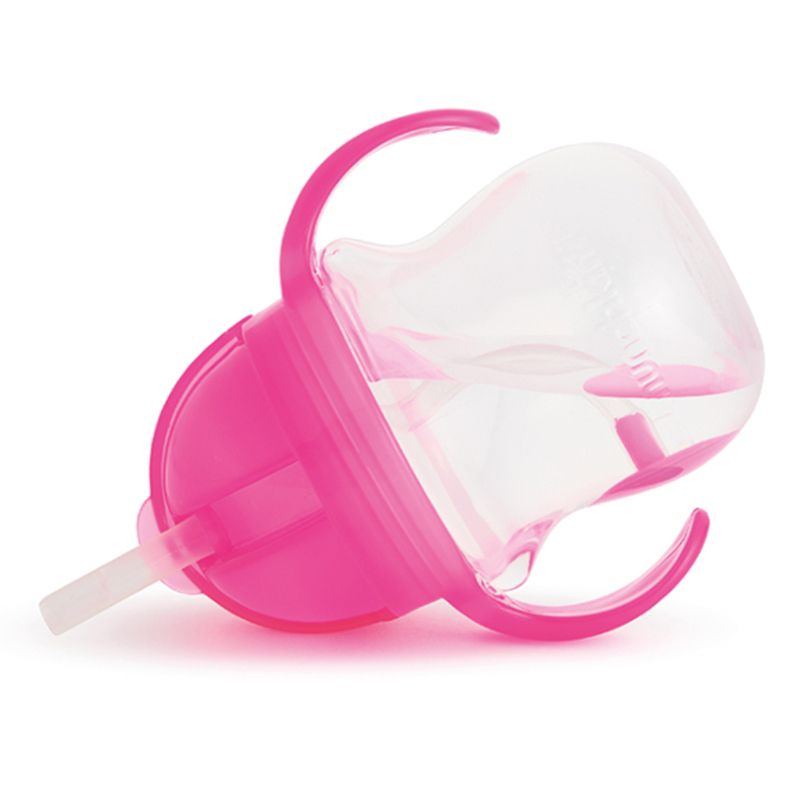 Click Lock Weighted Straw Trainer Cup 6m+ Pink