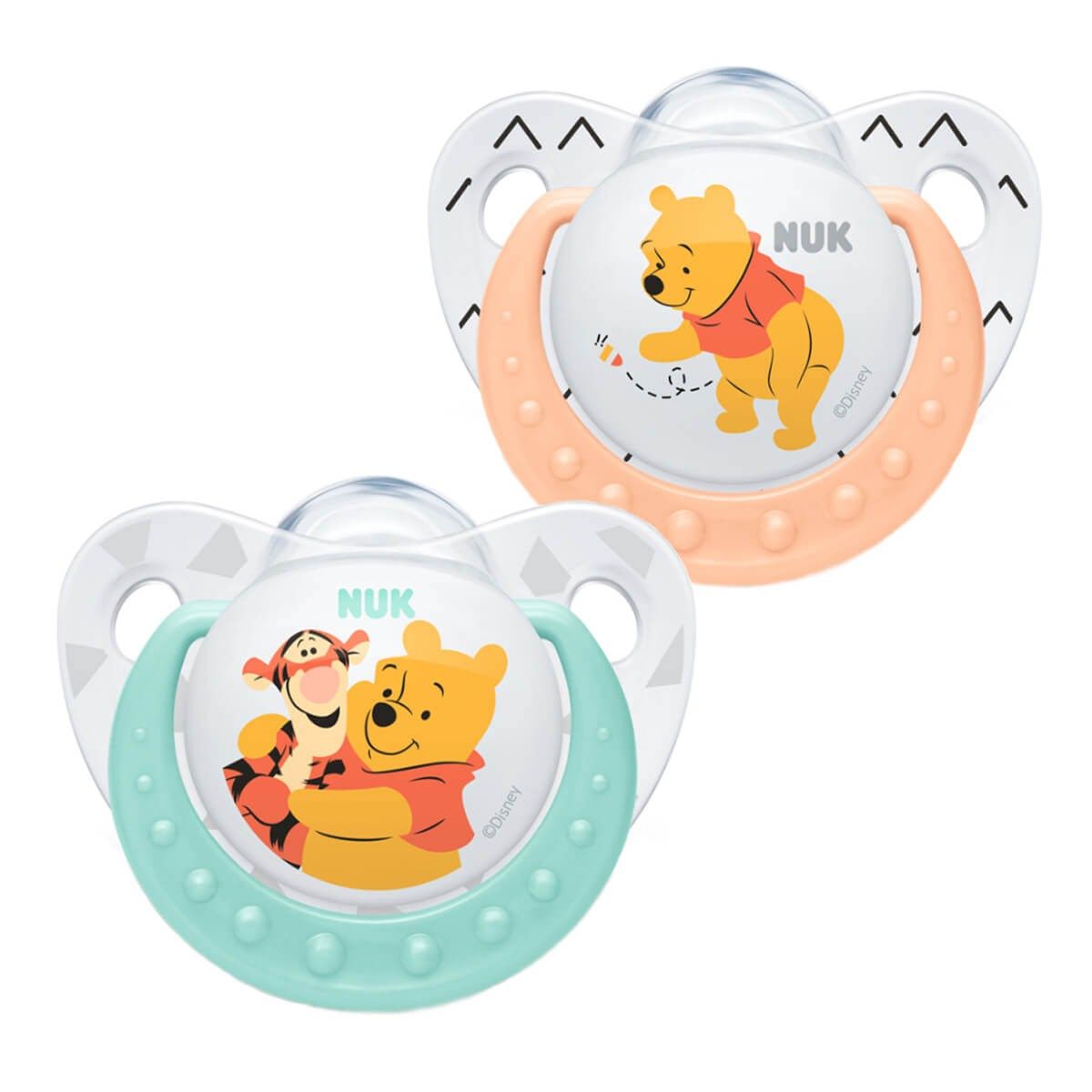 Disney Winnie The Pooh Soother Girl 6-18m 2Pk