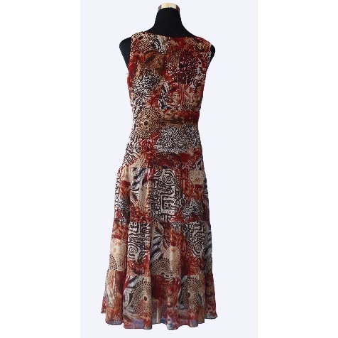 Chiffon Flowered Dress