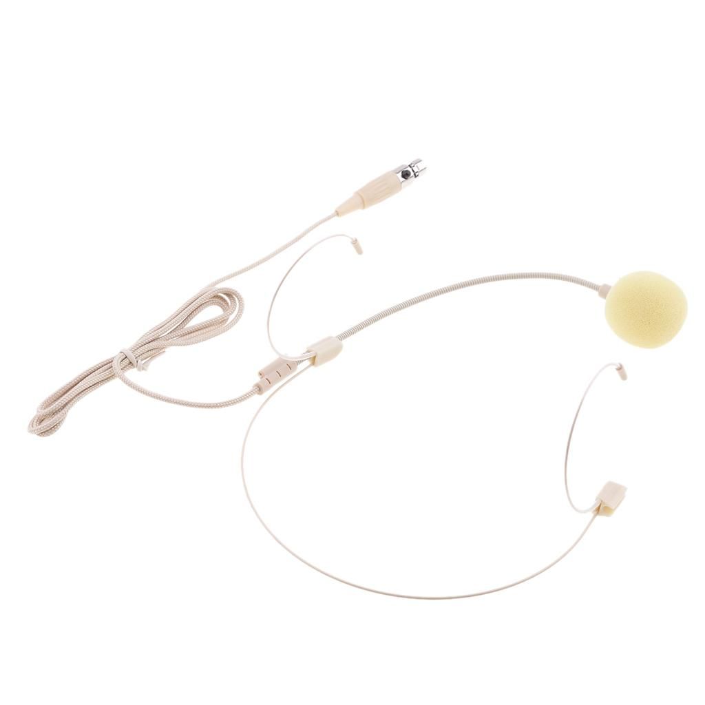 3x 3Pin XLR 4Pin XLR 3.5mm Telescopic Head-mounted Headset Microphone