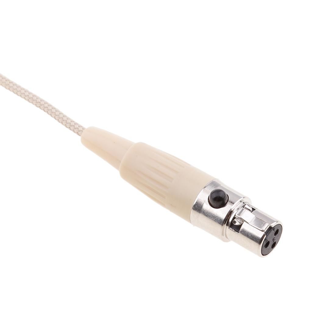 3x 3Pin XLR 4Pin XLR 3.5mm Telescopic Head-mounted Headset Microphone