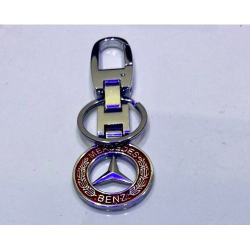 Mercedes Benz Car Key Holder Red/Silver