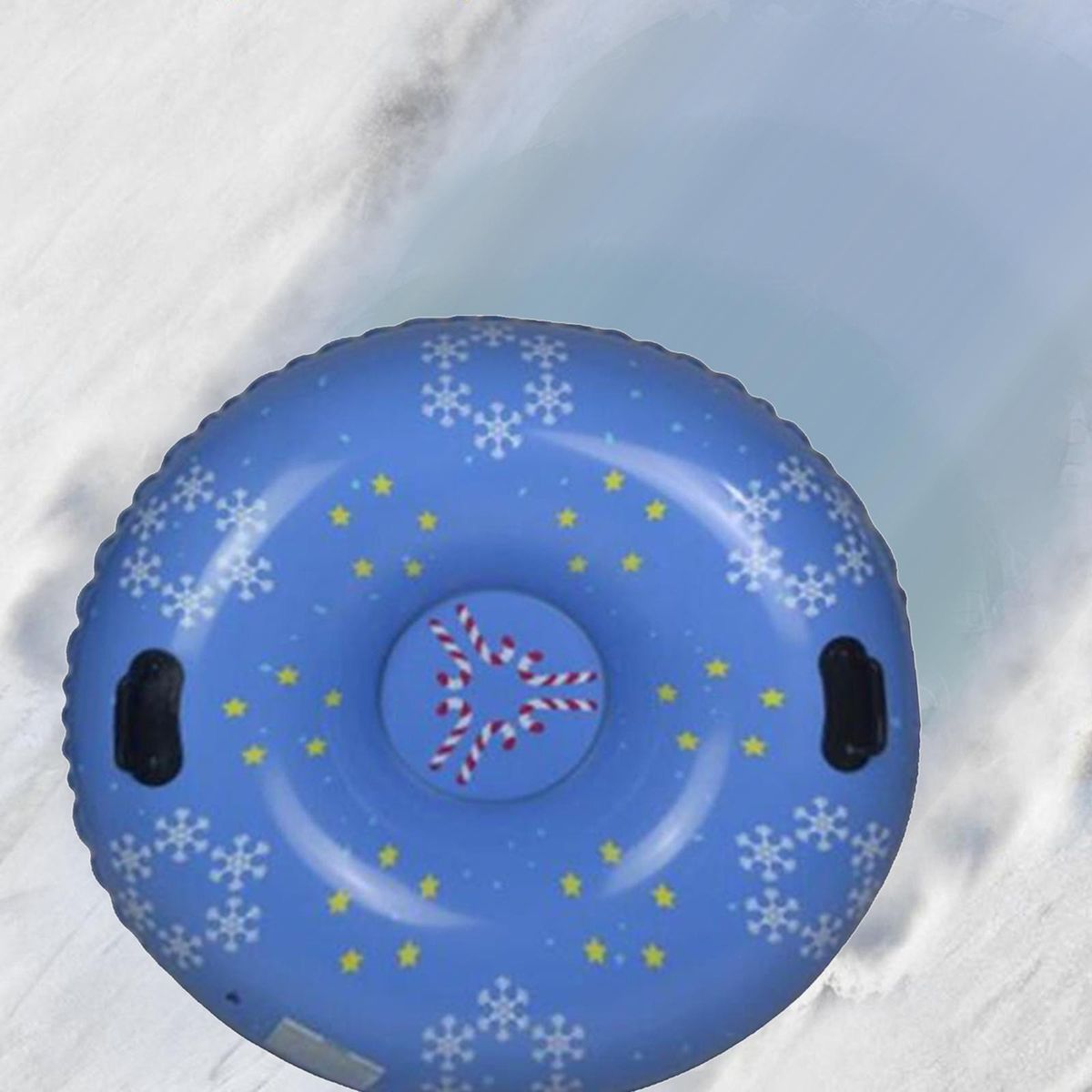 Winter Snow Tube For Kids Adults PVC Large With Handles Sledding 98cm