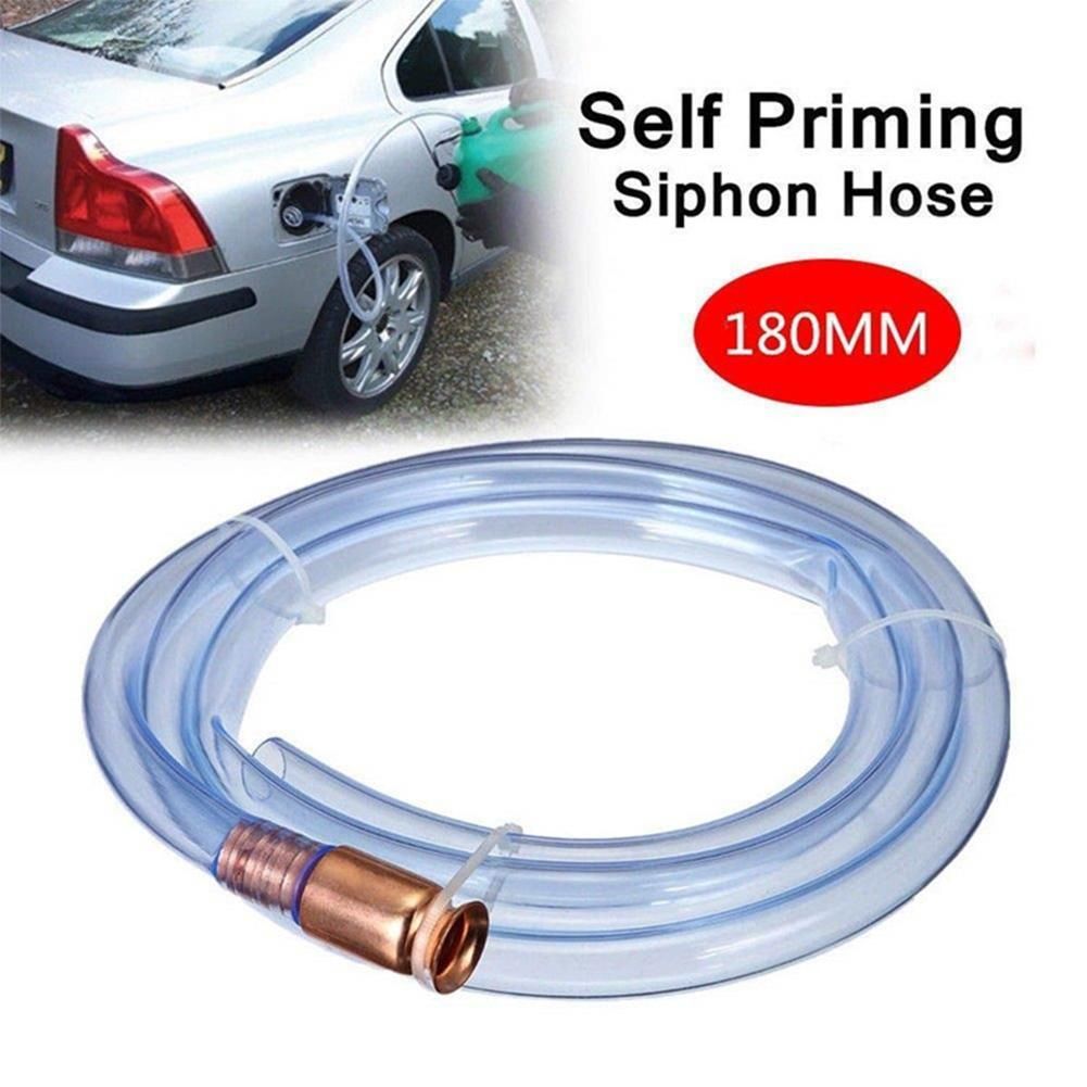 Oline Fuel Water Shaker Siphon Safety Self Priming Hose Plumbing Hoses Transparent As Shown