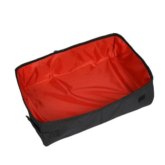 Folding Travel Pet Cat Litter Box Puppy Toilet Tray Folding Cat Litter Bedpan Waterproof Outdoor Foldable Cat Litter Box