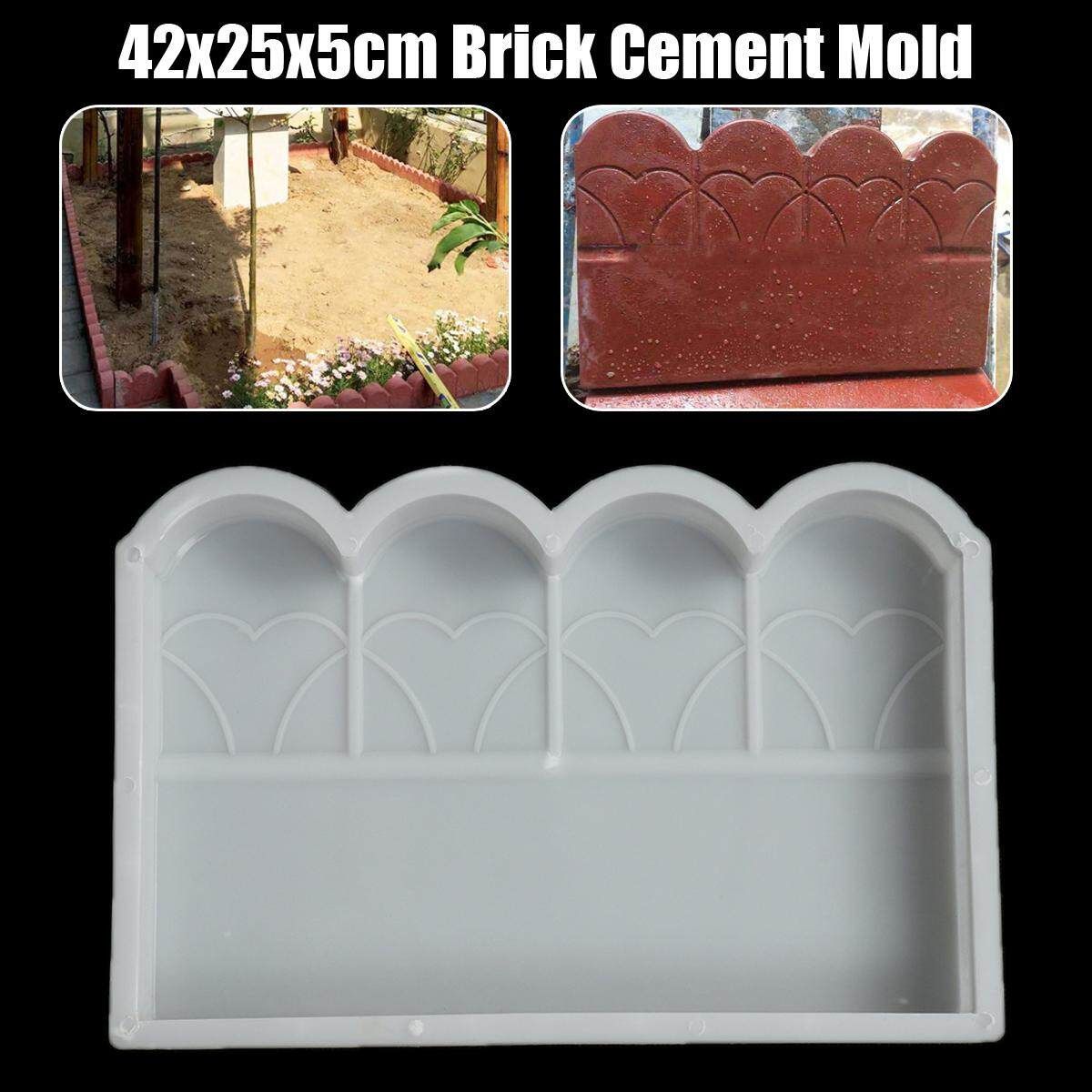 Garden Fence Cement Mold Concrete Flower Pool Brick Mould Courtyard Craft Tool