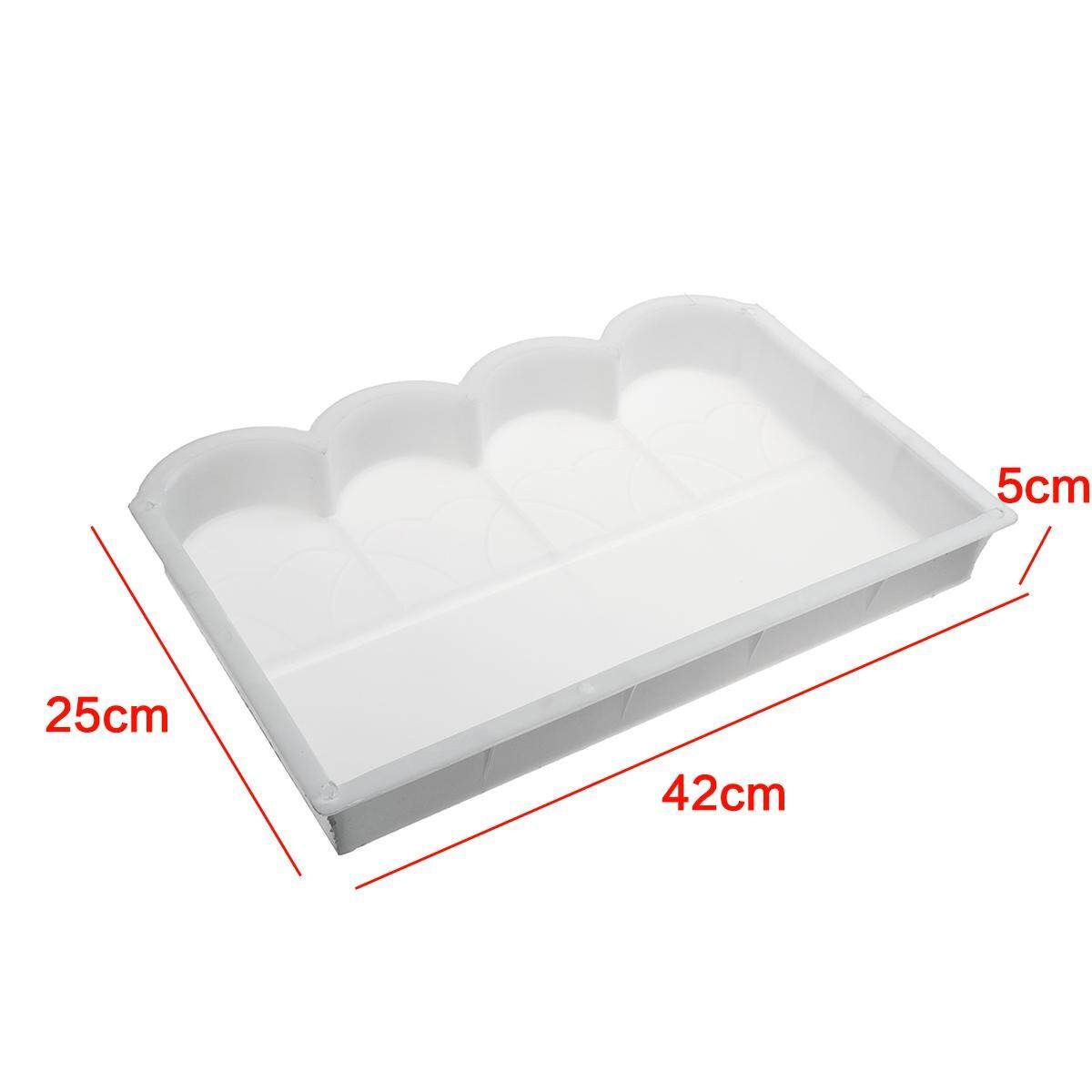 Garden Fence Cement Mold Concrete Flower Pool Brick Mould Courtyard Craft Tool