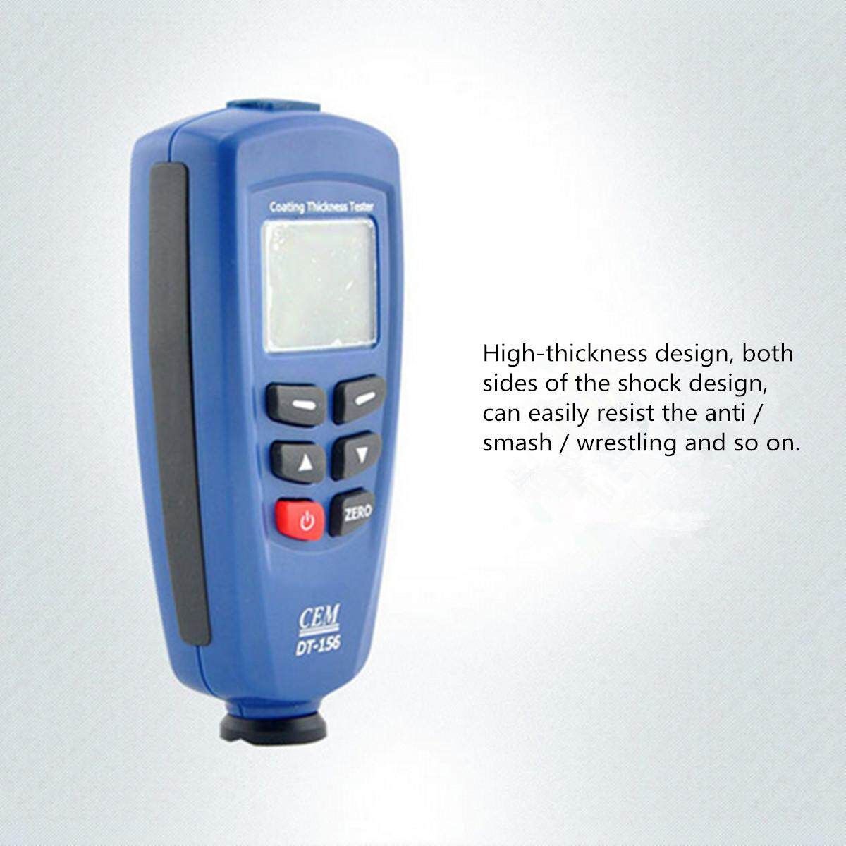 CEM DT-156 Professional Paint Coating Thickness Tester Meter Digital Set