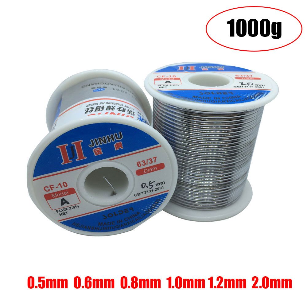Low Temperature Solder 0.5 0.6 0.8 1 2.0 Mm 1000g Tin Lead Solder Wire Rosin Core With Flux In Wire Melt Rosin Core Welding Rod