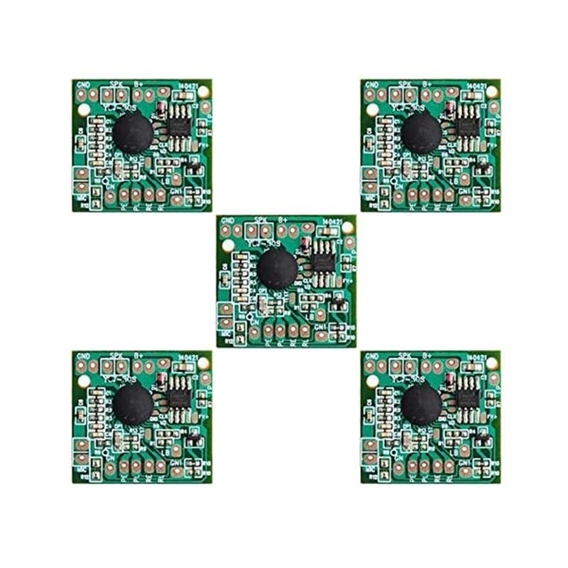 5PCS 30S Seconds Voice Playback Board Electronic Greeting Card Recorder Sound Module Chip Music Talking Recordable