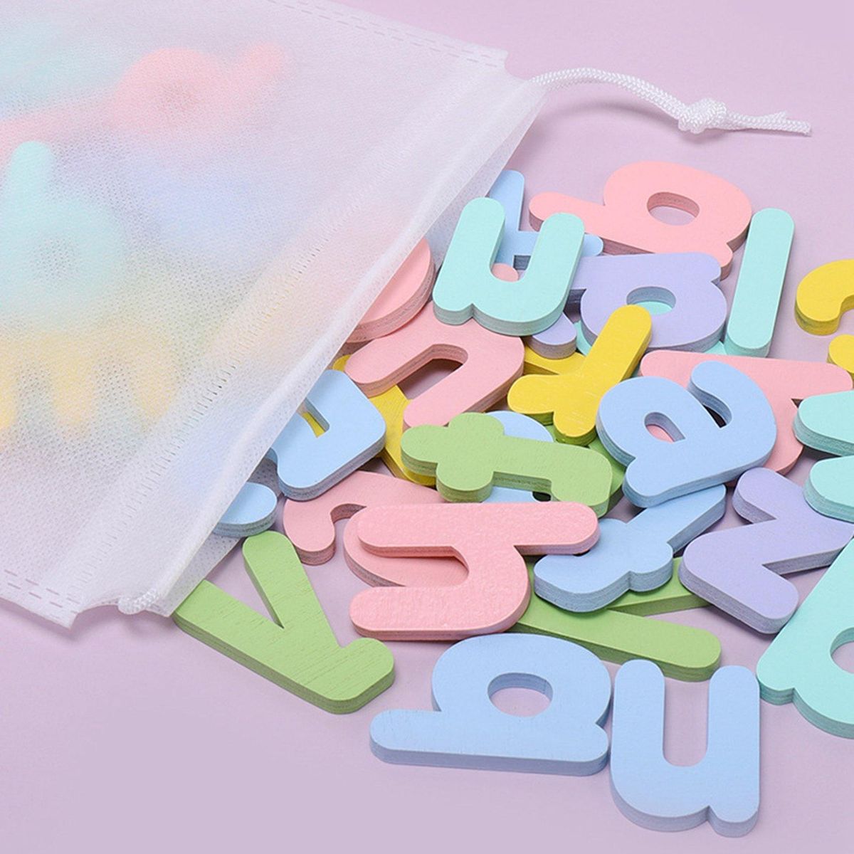 Wooden Word Spelling Practice Game Alphabet Learning Cards
