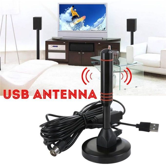 HD Digital Indoor Amplified Cccam TV Antenna 200 Miles Ultra HDTV With Amplifier VHF/UH