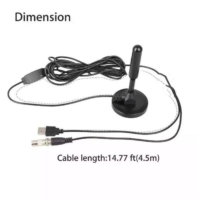HD Digital Indoor Amplified Cccam TV Antenna 200 Miles Ultra HDTV With Amplifier VHF/UH