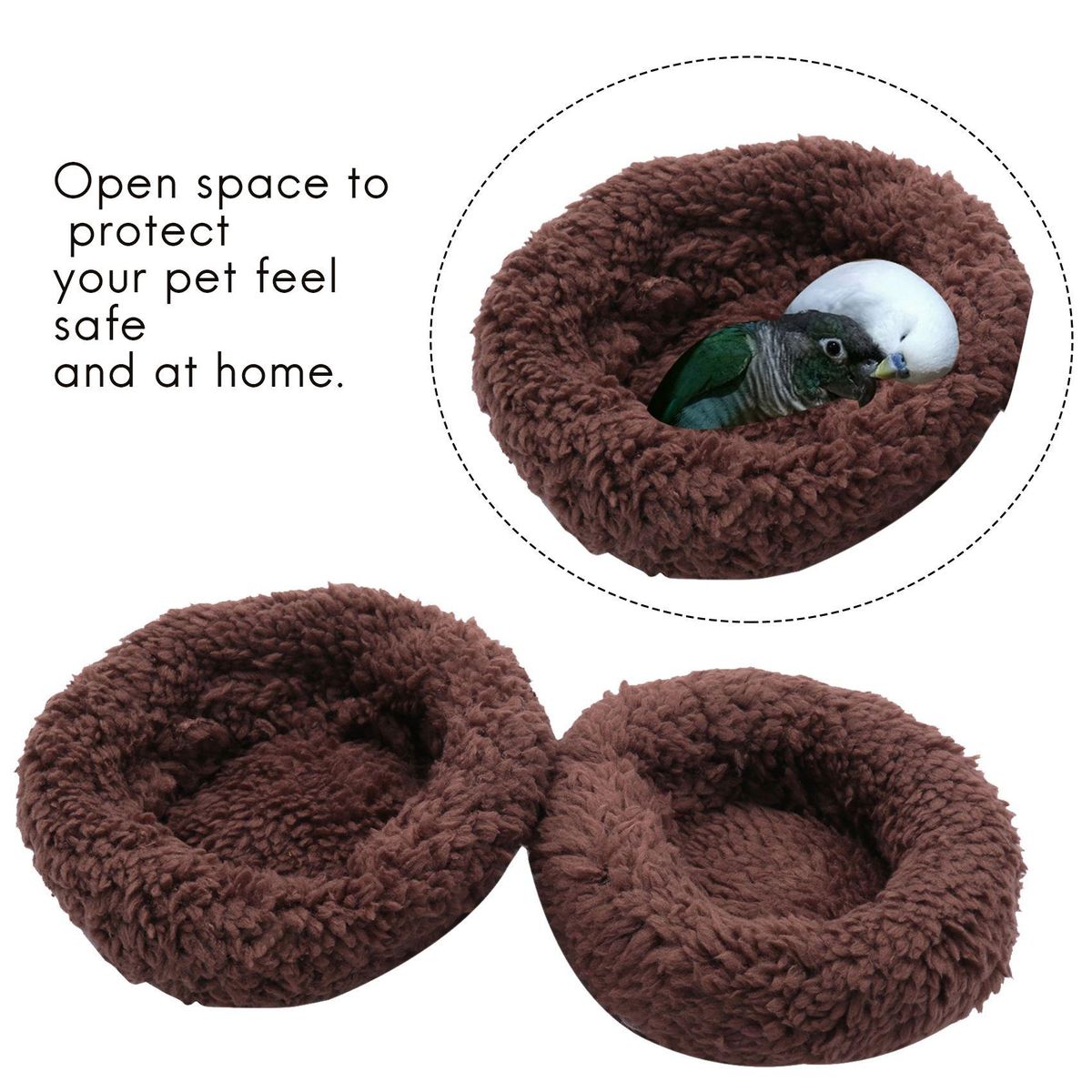 10 Pieces Hamster Pad Fleece Warm Pet Cotton Nest Pad