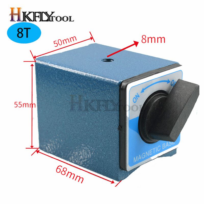 6T 8T 10T 12T 7K 12K V Type Metal Switch Magnetic Table Base Magnetic Base Dial Indicator Stand Base Magnet Holder Wire Cutting