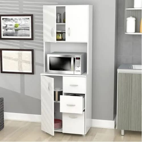 Zeem - Inval Tall Kitchen Storage Cabinet
