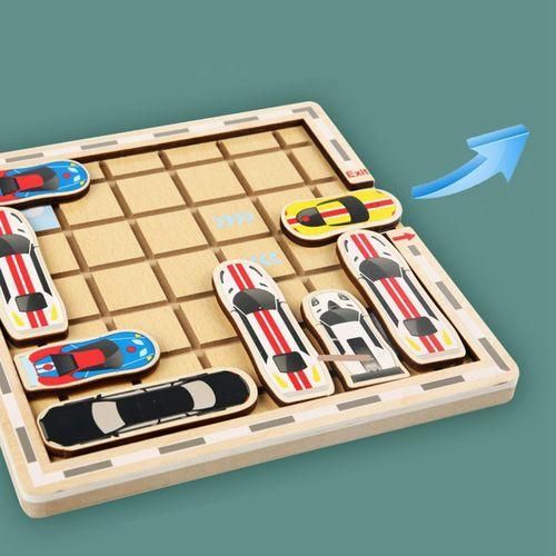 Funny Move Car Table Board Game Wooden Toys