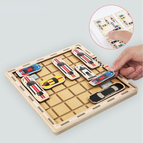 Funny Move Car Table Board Game Wooden Toys