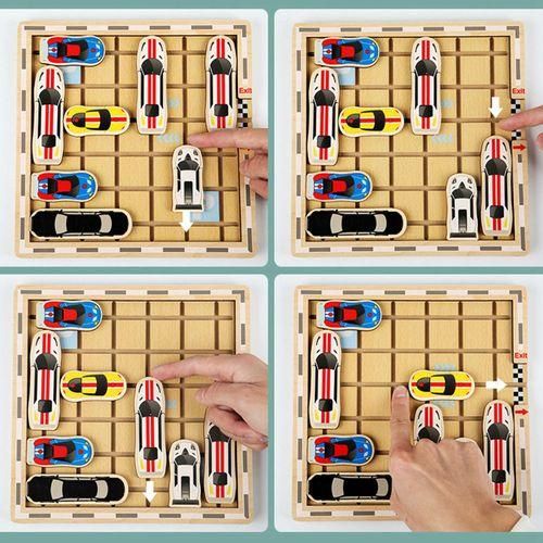 Funny Move Car Table Board Game Wooden Toys