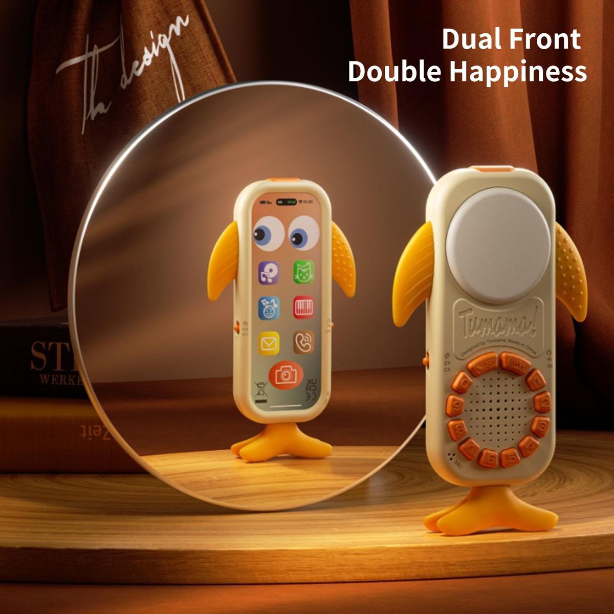 Educational Toy Early Education Mobile Phone Toy Machine Yellow