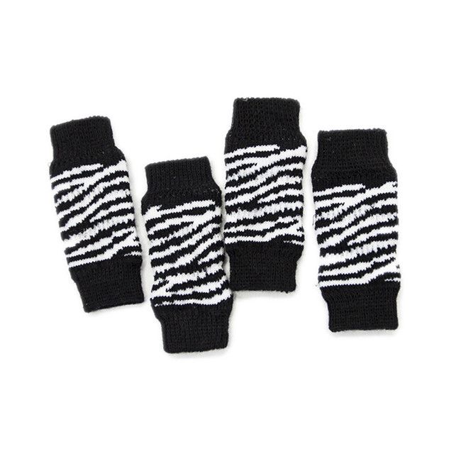 4Pcsset Winter Warm Pet Dog Cat Knitting Knee Socks Puppy