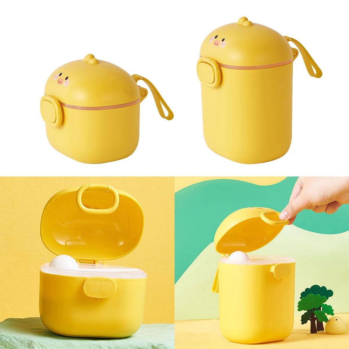 Baby Milk Powder Dispenser Travel Storage Small