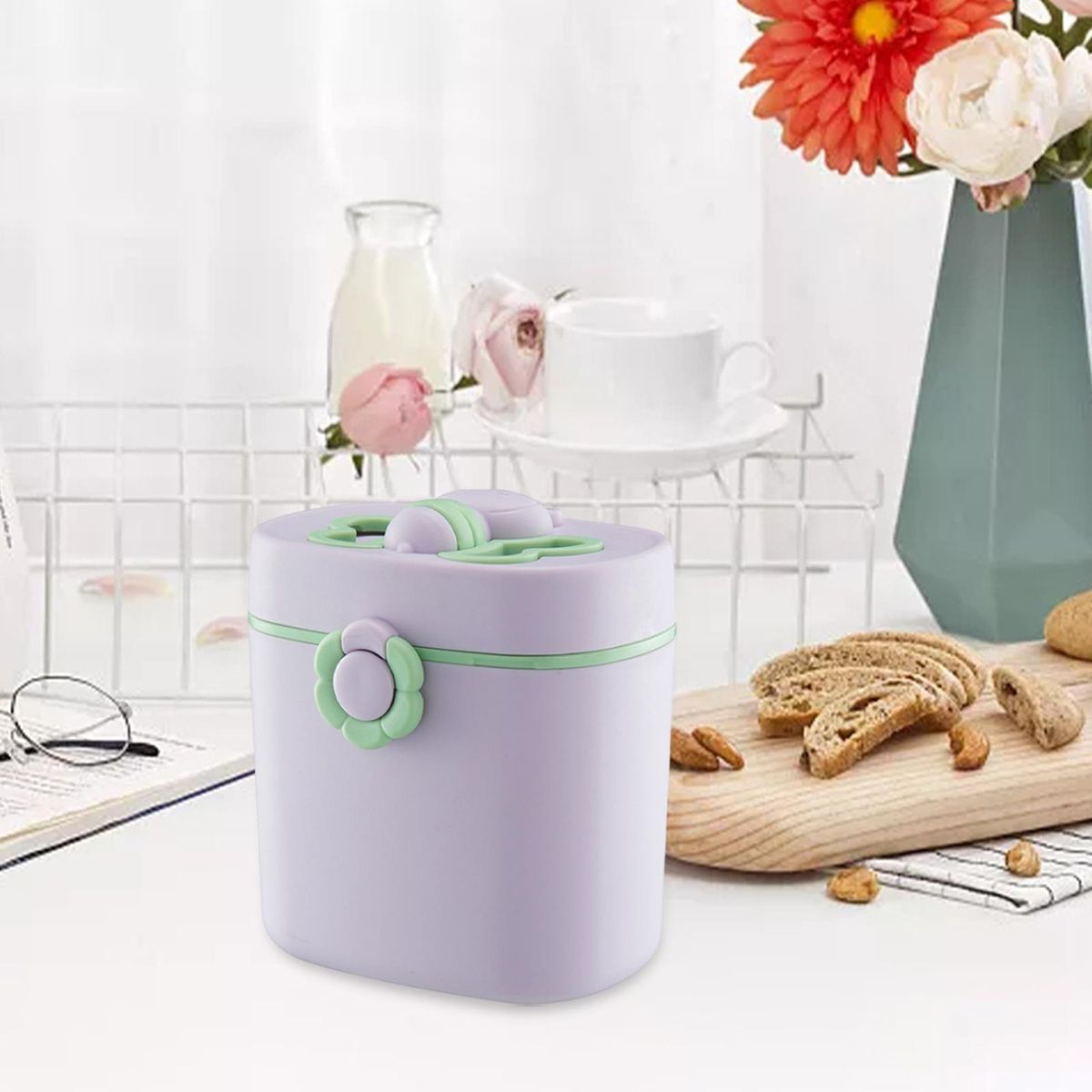 Milk Powder Formula Dispenser Fruits Snacks Violet Large