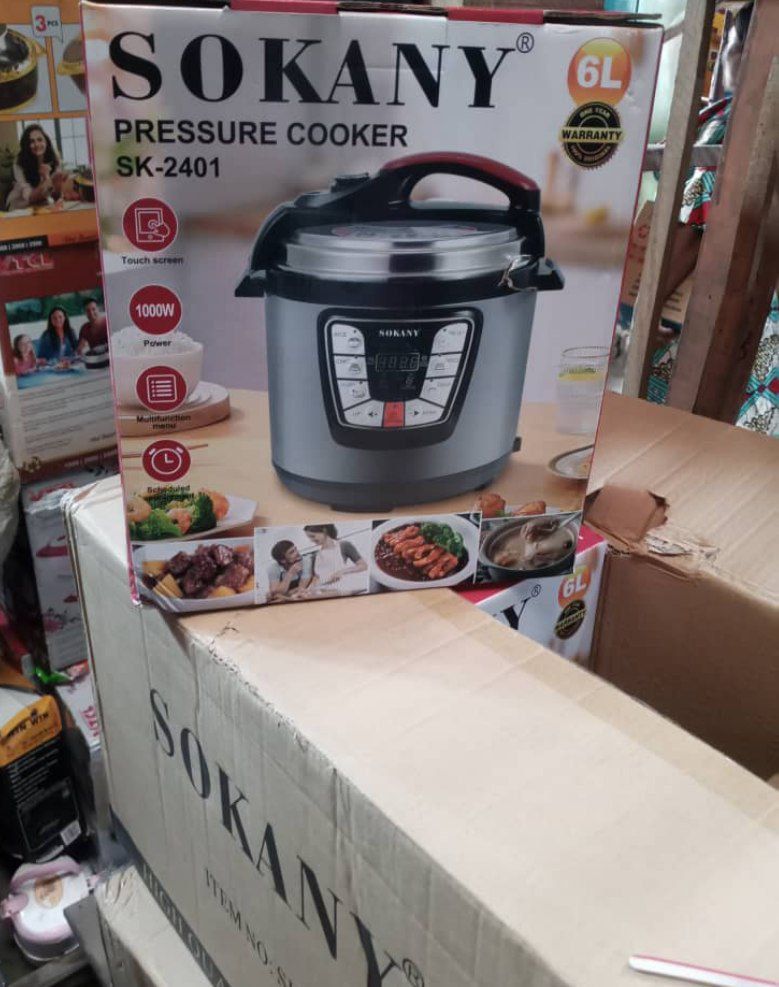 Sokany 6 Litres Electric Pressure Cooker