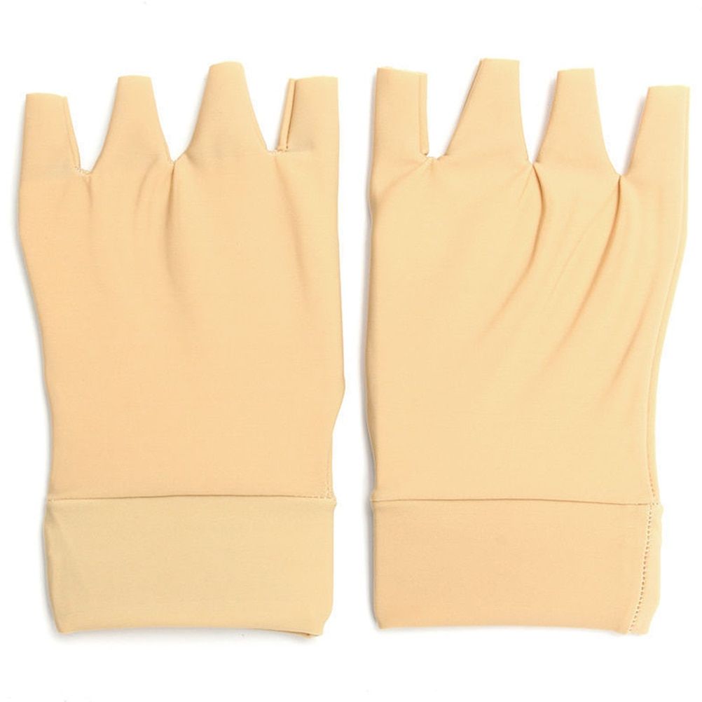 1 Pair Arthritis Relief Fitness Massage Body Gloves Washable Nylon Spandex Anti Inflammatory Hand Compression Gloves