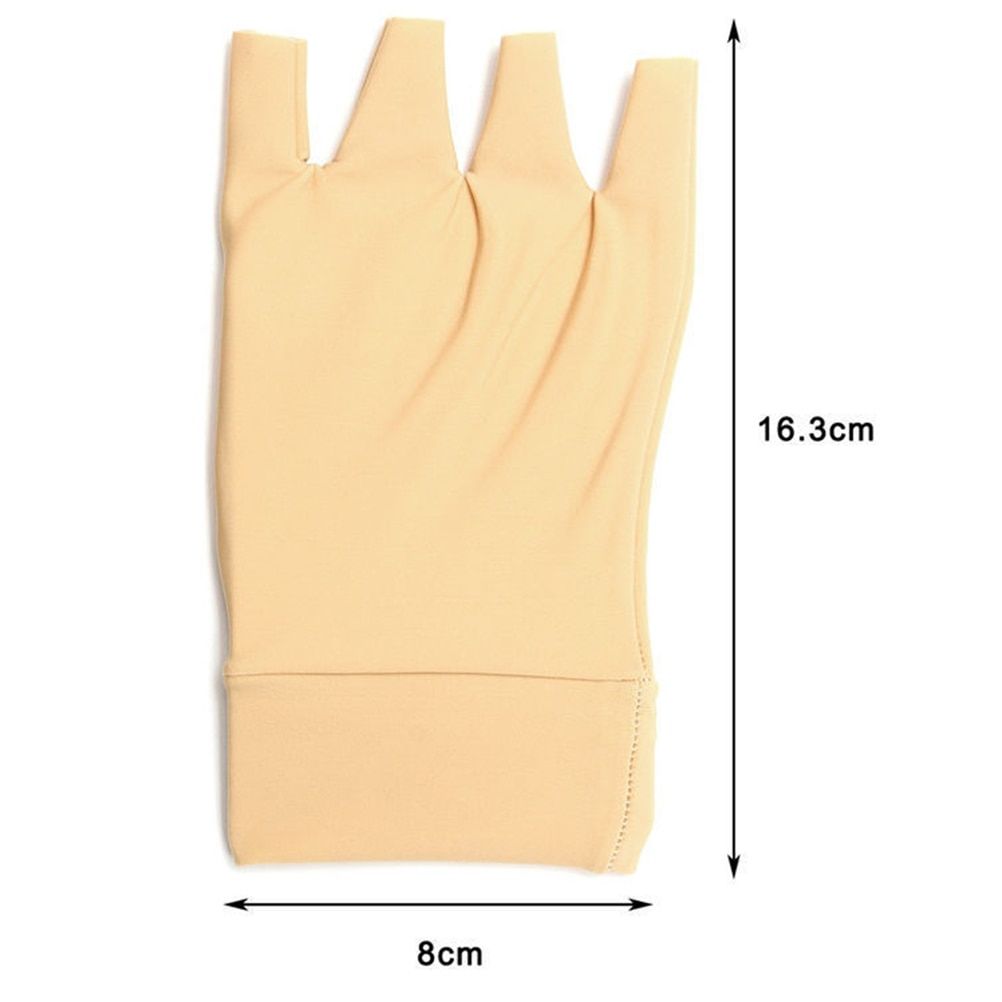 1 Pair Arthritis Relief Fitness Massage Body Gloves Washable Nylon Spandex Anti Inflammatory Hand Compression Gloves