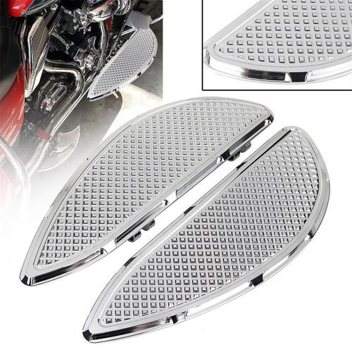 Chrome Driver Stretched Floorboards Foot Board For Harley