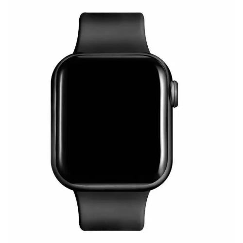 Square LED Silicone Watch - Black
