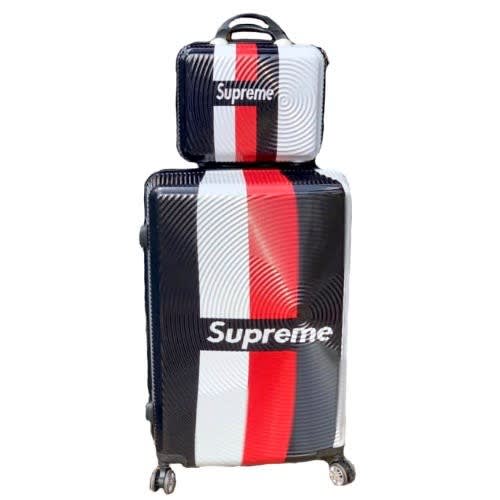 Abs All Angle Pilot Luggage Trolleys - Set Of 2 - Black