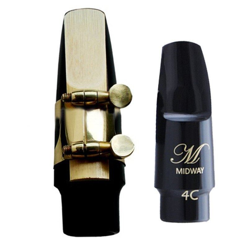 Saxophone Mouthpiece Ligature Reed Cap Kit Set Accessory For Alto Sax Saxophone