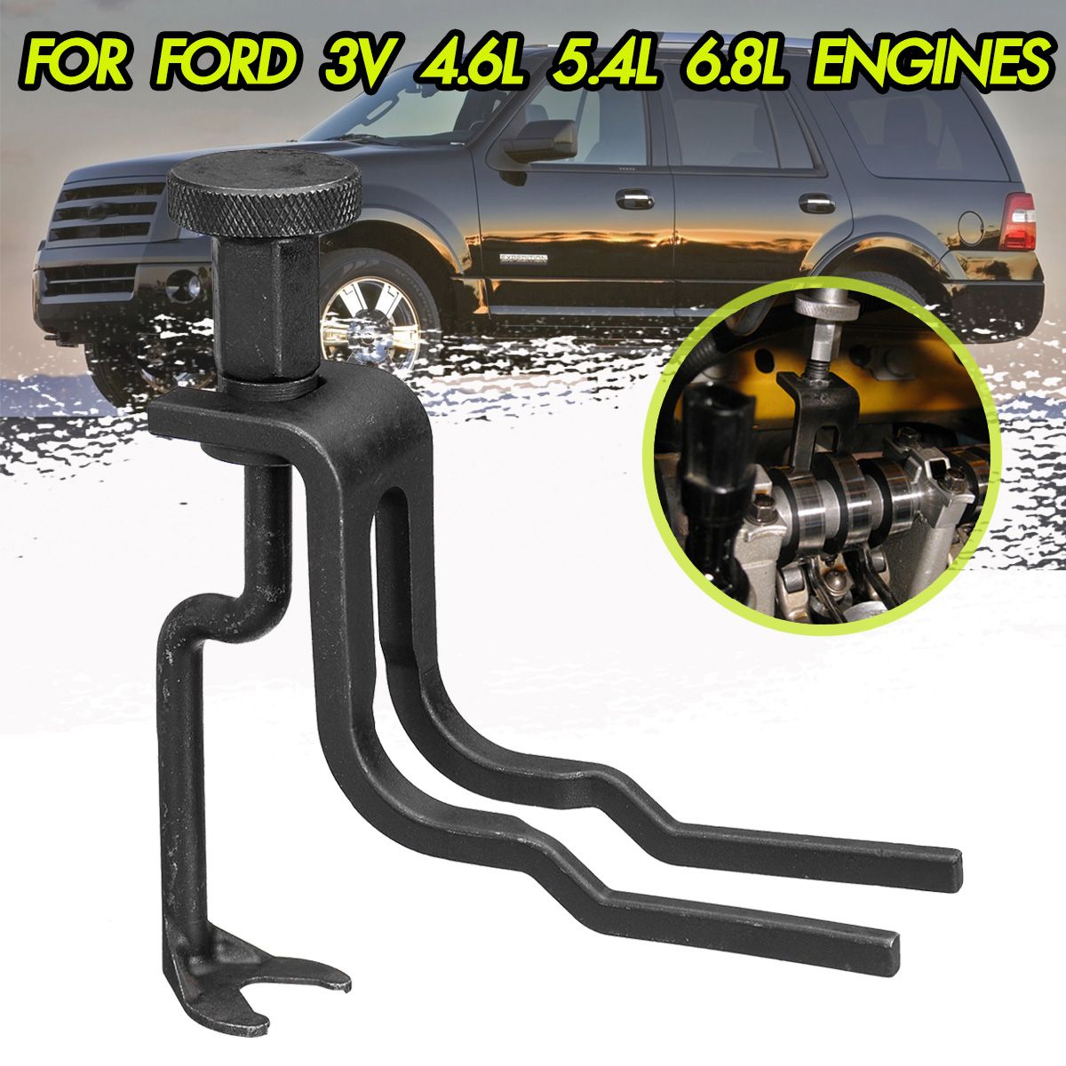 Valve Spring Compressor Tool For Ford F-Super Duty 4.6L 5.4L 6.8L 3V Engines