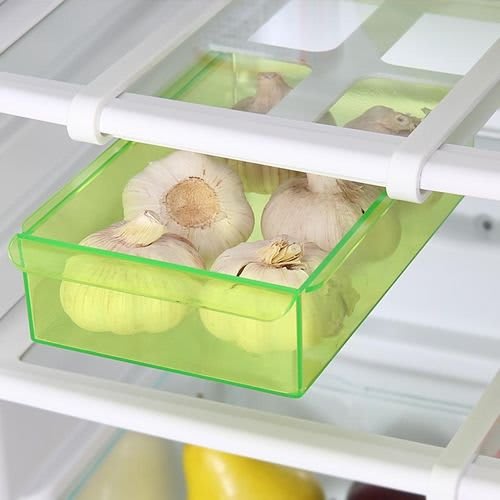 Slide Kitchen Fridge Space Saving Storage - Green