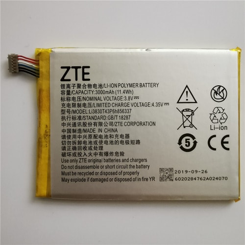 Replacement Battery For Zte  - 3000mAh
