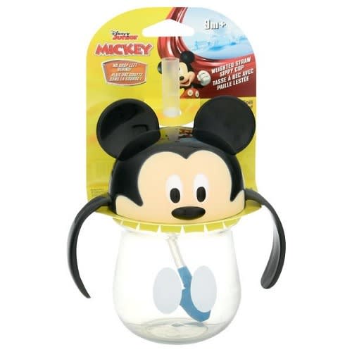 Mickey Mouse Spill Proof Weighted Straw Sippy Cup