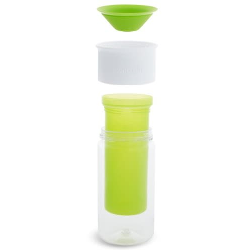 Munchkin Miracle 360° Insulated Sticker Sippy Cup, 9 Ounce, Green